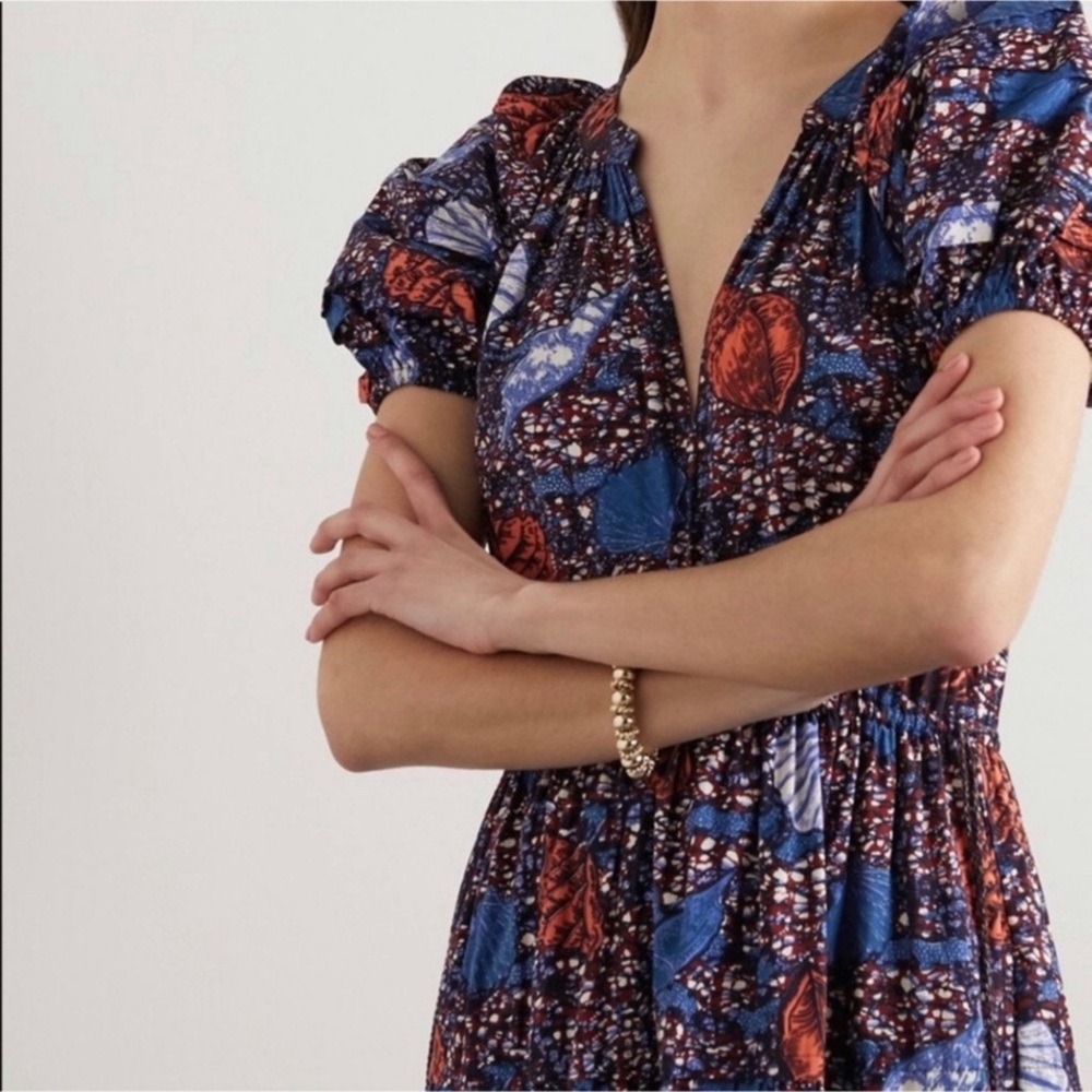 ULLA JOHNSON Claribel midi dress Sz 4 - Picture 4 of 6